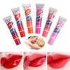 6-PACK Peel-Off Colored Lip Stain Gloss, Tint Long Lasting Waterproof Lip Gloss - Multicolor