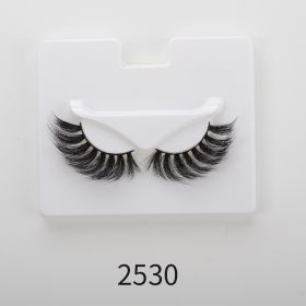 25mm Angel Winged Eyelashes Handmade Thick Theatrical Curly Fake Eyelash Black Natural Long Lash For Eyelash Extension Wholesale - 2530