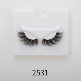 25mm Angel Winged Eyelashes Handmade Thick Theatrical Curly Fake Eyelash Black Natural Long Lash For Eyelash Extension Wholesale - 2531