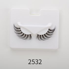 25mm Angel Winged Eyelashes Handmade Thick Theatrical Curly Fake Eyelash Black Natural Long Lash For Eyelash Extension Wholesale - 2532