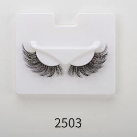 25mm Angel Winged Eyelashes Handmade Thick Theatrical Curly Fake Eyelash Black Natural Long Lash For Eyelash Extension Wholesale - 2503