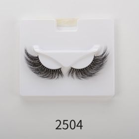 25mm Angel Winged Eyelashes Handmade Thick Theatrical Curly Fake Eyelash Black Natural Long Lash For Eyelash Extension Wholesale - 2504