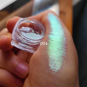 MultiChrome Shifting Pigments Chameleon Eyeshadow Duochrome Chameleon Eyeshadow Infinite Chrome Shining Eyeshadow Net 0.2g - D04