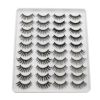 20 Pairs Mink Lashes Natural False Eyelashes Dramatic Volume Fake Lashes Soft Thick Long Eyelashes Wispy Makeup Extension 2022 - YP405