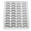 20 Pairs Mink Lashes Natural False Eyelashes Dramatic Volume Fake Lashes Soft Thick Long Eyelashes Wispy Makeup Extension 2022 - YP203