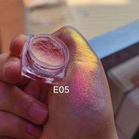 MultiChrome Shifting Pigments Chameleon Eyeshadow Duochrome Chameleon Eyeshadow Infinite Chrome Shining Eyeshadow Net 0.2g - E05