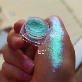 MultiChrome Shifting Pigments Chameleon Eyeshadow Duochrome Chameleon Eyeshadow Infinite Chrome Shining Eyeshadow Net 0.2g - E01