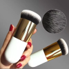 New Fashion Chubby Pier Foundation Brush Flat Cream Makeup Brushes Professional Cosmetic Brush highlight brush loose powder brus - Black gold