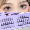 3D Faux Mink Lashes Tapered Natural Long False Eyelashes Individual Eyelash Natural Thick Lashes Eyelash Extension for Makeup - B7232-54pcs