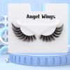 25mm Angel Winged Eyelashes Handmade Thick Theatrical Curly Fake Eyelash Black Natural Long Lash For Eyelash Extension Wholesale - 2520