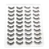 20 Pairs Mink Lashes Natural False Eyelashes Dramatic Volume Fake Lashes Soft Thick Long Eyelashes Wispy Makeup Extension 2022 - 2204