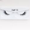 1Pair Mink Half Lashes Soft Thick Eye End Lengthening Faux Eyelashes Natural Long Handmade Eyelash Cross Curl 3D Lash For Makeup - 14