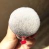 New Fashion Chubby Pier Foundation Brush Flat Cream Makeup Brushes Professional Cosmetic Brush highlight brush loose powder brus - White gold