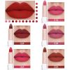 15 Color Womens Matte Moisturizing Waterproof  Matte Lip Gloss(15PCS) - 15PCS