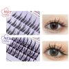 3D Faux Mink Lashes Tapered Natural Long False Eyelashes Individual Eyelash Natural Thick Lashes Eyelash Extension for Makeup - B7233-78pcs