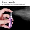 Refillable Mini Perfume Bottle Portable Cosmetic Bottle Spray Bottle Atomizer Spray Container Travel Refillable Bottles 5ml 8ml - 5ml Matte hot pink