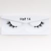 1Pair Mink Half Lashes Soft Thick Eye End Lengthening Faux Eyelashes Natural Long Handmade Eyelash Cross Curl 3D Lash For Makeup - 15