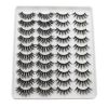 20 Pairs Mink Lashes Natural False Eyelashes Dramatic Volume Fake Lashes Soft Thick Long Eyelashes Wispy Makeup Extension 2022 - 2204