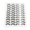 20 Pairs Mink Lashes Natural False Eyelashes Dramatic Volume Fake Lashes Soft Thick Long Eyelashes Wispy Makeup Extension 2022 - YP206