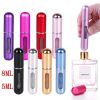 Refillable Mini Perfume Bottle Portable Cosmetic Bottle Spray Bottle Atomizer Spray Container Travel Refillable Bottles 5ml 8ml - 5ml Matte hot pink