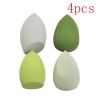 Different Sizes Makeup Sponge Dry&amp;Wet Use Cosmetic Puff Sponge maquiagem Foundation Powder Blush Beauty Tools with Storage Box - Green