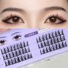 3D Faux Mink Lashes Tapered Natural Long False Eyelashes Individual Eyelash Natural Thick Lashes Eyelash Extension for Makeup - B7235