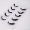 New 5Pairs High Quality Faux Eyelashes Handmade 3D Winged Natural Long Lashes Soft Cat Eye Fake Eyelash For Eye Makeup Wholesale - ZY19978-D289