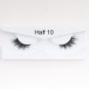 1Pair Mink Half Lashes Soft Thick Eye End Lengthening Faux Eyelashes Natural Long Handmade Eyelash Cross Curl 3D Lash For Makeup - 01