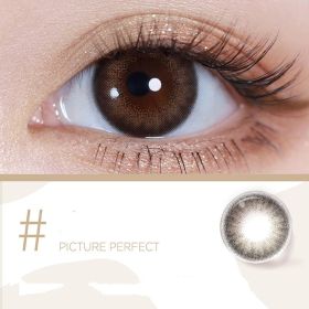 Mini Series Daily Color Contact Lenses (Option: Film brown-300Degree)