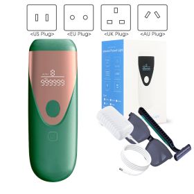 Bikinis IPL Hair Removal LCD Display Perm (Option: Green-With box-EU)