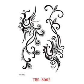 Waterproof Tattoo With Totem Characters (Option: 8051.)