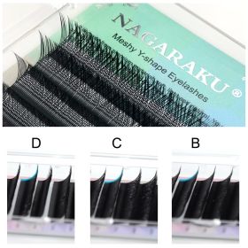 Thick Natural Mesh Woven Artificial Eyelashes (Option: 0.05C-10mm)