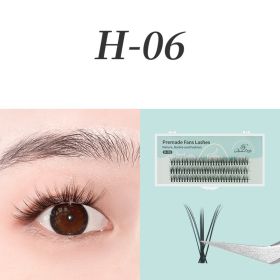 0.07mm Black Natural Bushy Sessile Trichoderma Grafted Ciliary (Option: 6 Style-14mm)