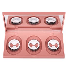 New Glue-free Self-adhesive False Eyelashes (Option: W12 Little Devil)