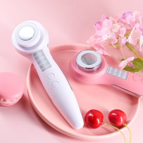 Beauty Instrument Household Facial Massage Cleansing Method Import Lifting And Tightening (Option: White-English)